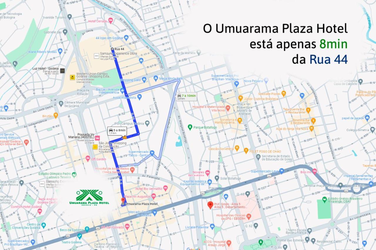 Umuarama Plaza Hotel Goiânia Exterior foto